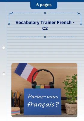 Vocabulary Trainer French - C2