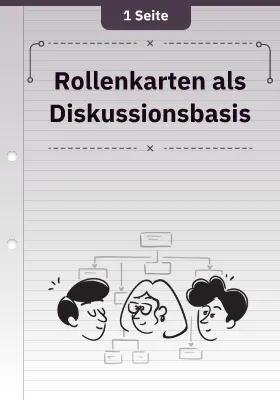 Rollenkarten als Diskussionsbasis