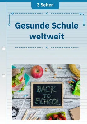 Gesunde Schule weltweit