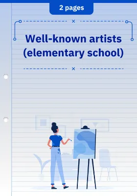 Well-known artists (elementary school)