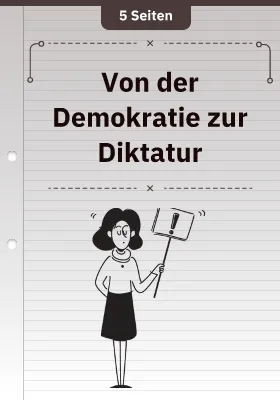 Von der Demokratie zur Diktatur