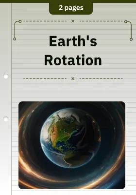 Earth's Rotation