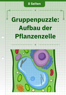 Gruppenpuzzle: Aufbau der Pflanzenzelle