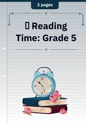 📖 Reading Time: Grade 5