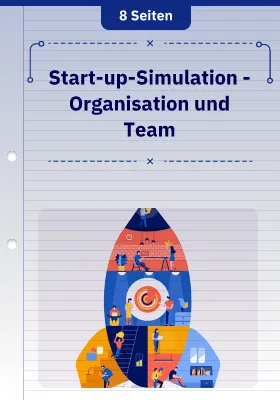 Start-up-Simulation - Organisation und Team