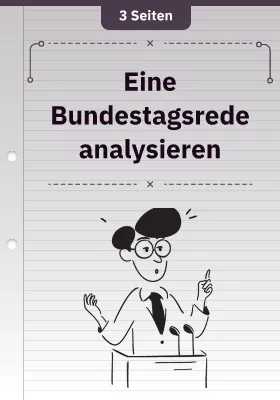 Eine Bundestagsrede analysieren 