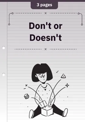 Don't or Doesn't