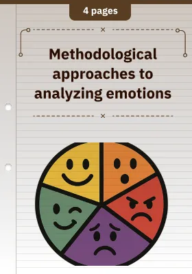 Methodological approaches to analyzing emotions