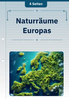 Naturräume Europas