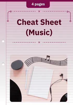 Cheat Sheet (Music)