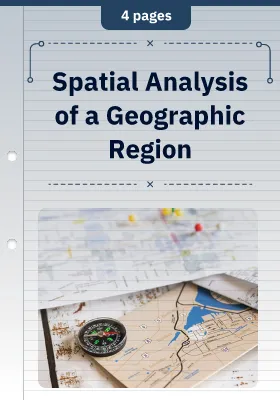 Spatial Analysis of a Geographic Region