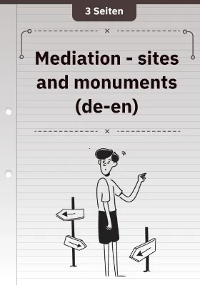 Mediation - sites and monuments (de-en)
