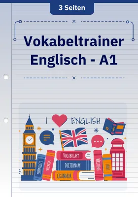 Vokabeltrainer Englisch - A1