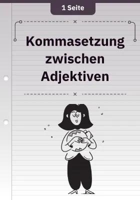 Kommasetzung zwischen Adjektiven