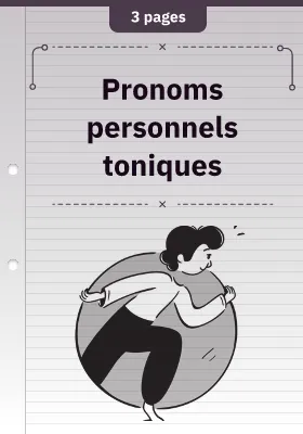 Pronoms personnels toniques