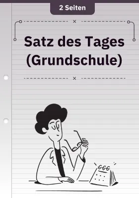 Satz des Tages (Grundschule)