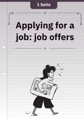 Applying for a job: job offers