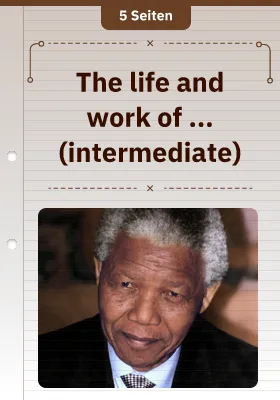 The life and work of ...(intermediate)