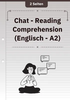 Chat - Reading Comprehension (Englisch - A2)