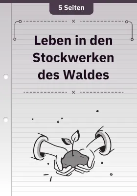 Leben in den Stockwerken des Waldes