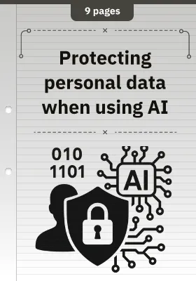 Protecting personal data when using AI