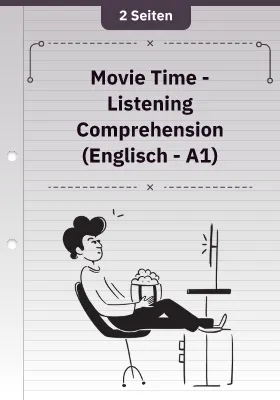 Movie Time - Listening Comprehension A1