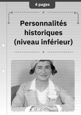 Personnalités historiques (niveau inférieur)