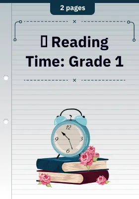📖 Reading Time: Grade 1
