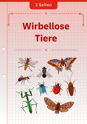 Wirbellose Tiere