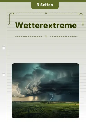 Wetterextreme