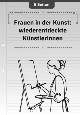 Frauen in der Kunst: wiederentdeckte Künstlerinnen