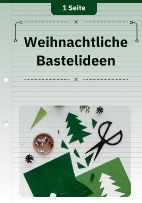 Weihnachtliche Bastelideen