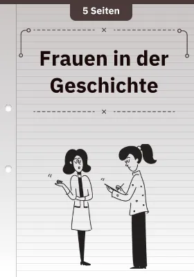 Frauen in der Geschichte 