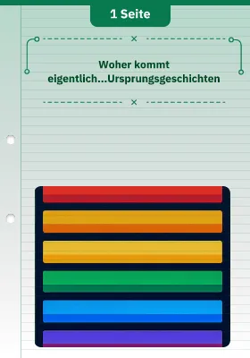 Woher kommt eigentlich...Ursprungsgeschichten