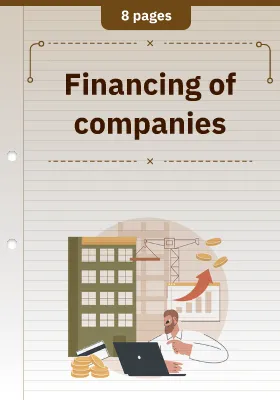 Financing of companies