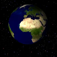 Rotierendes Modell des Planeten Erde, gespeichert im GIF-Format. 