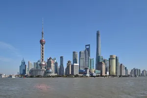 Shanghai, das Finanzzentrum Chinas; 2016