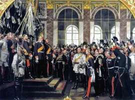 Die Proklamierung des deutschen Kaiserreiches (18. Januar 1871), Ölgemälde von Anton von Werner, 1885