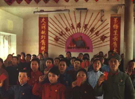 Mittelschüler in Peking während der Kulturrevolution.