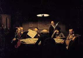 Das Lesekabinett (Johann Peter Hasenclever, 1843)