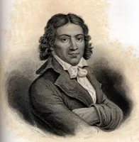Camille Desmoulins, Stich von Geoffroy aus einem Geschichtswerk von 1865.