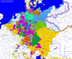 Deutschland 1791 vor den Koalitionskriegen