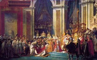 Die Krönung in Notre Dame (1804) (Gemälde von Jacques-Louis David 1806–1807)