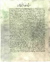 Die Gefallenenrede des Perikles in einer mittelalterlichen Handschrift von Thukydides' Geschichtswerk (München, Bayerische Staatsbibliothek, Cod. graec. 430, fol. 53v, 10./11. Jahrhundert)