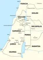 Judäa und Galiläa in der Zeit von Jesus, 1. Jahrhundert n. Chr.