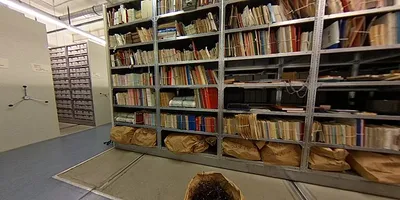 Ein Magazinsaal des Stasi-Unterlagen-Archivs in der ehemaligen Zentrale des Ministeriums für Staatssicherheit in Berlin-Lichtenberg
