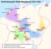 Ausbreitung der Täuferbewegung
