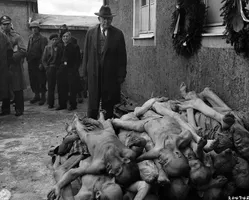 Buchenwald bei Weimar am 24. April 1945