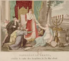 Napoleon Bonaparte stellt den Kult der Israeliten wieder her. 30. Mai 1806.