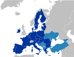 Mitgliedstaaten und Beitrittskandidaten der EU